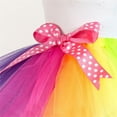 thumbnail image 4 of XQYLOS Girls’ Rainbow Tutu Skirt - 3-Layer Tulle Ballet Dance Outfit with Adjustable Waistband, Birthday Party Dress & Photo Shoot Princess Skirt, 4 of 8