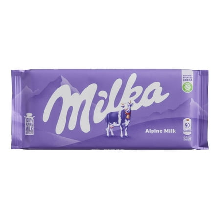 Milka Alpine Milk Chocolate Bar 3.52 oz. 2 each Pack of 4