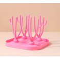 thumbnail image 5 of Árbol escurridor de biberones rosa, Secador de biberones plegable Speyang, Escurridor de biberones, Árbol plegable para biberones, Estante para secar biberones, Escurridor de biberones, 5 of 5