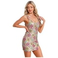 thumbnail image 3 of inlzdz Robe de Soirée pour Femme Bal de Promo Mariage Disco Élégante Robe de Fête Dos Nu Robe Courte Robe de Bal Champagne m, 3 of 7