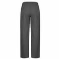 thumbnail image 6 of Olyvenn Women’s Sweatpants, Straight Leg Yoga Pants Comfy Casual Workout Joggers Drawstring High Waisted Pants with Pockets Gray L, 6 of 7