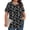 (Fashion 7)Multicolor, variant on Womens Plus Size Tops Tunic Short Sleeve Crew Neck Shirts Floral Print Blouses Loose Summer Tops