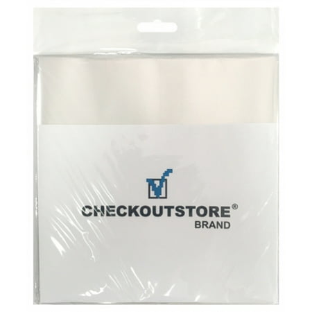 200 CheckOutStore Clear Plastic OPP Outer Sleeves for 7