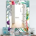 thumbnail image 2 of DESIGN ART Designart 'Tropical Mood Bright 8' Bohemian and Eclectic Mirror - Printed Wall Mirror 27.6 in. wide x 39.4 in. high, 2 of 5