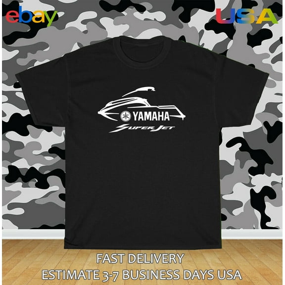 Yamaha SuperJet WaveRunner Ski Logo Men's T-Shirt American Size T-Shirt