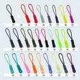 thumbnail image 2 of ziyahi 8 Pieces Zipper Pull Puller Lightweight Rope Tag Fixer Multi-Purpose Replacement Buckle Bags Suitcase Accessories Textiles Black, 2 of 5