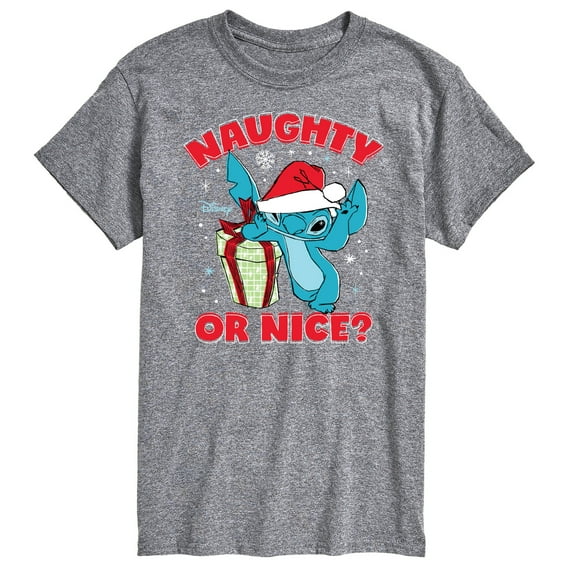 Lilo & Stitch - Naughty Or Nice - Men's Short Sleeve Graphic T-Shirt