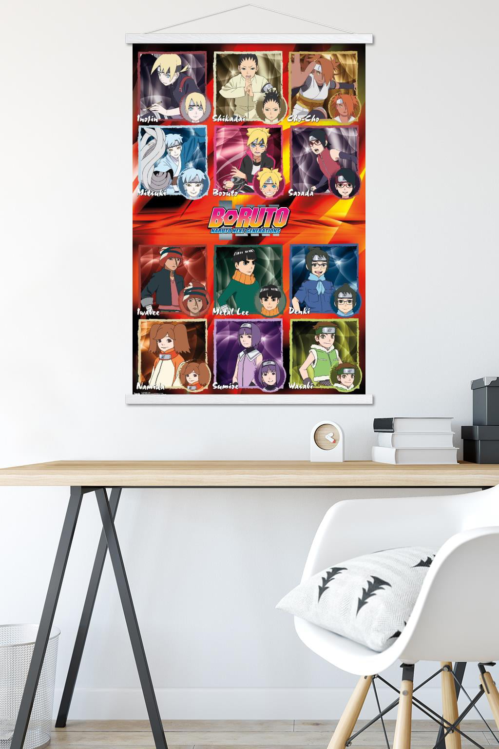 Boruto: Naruto Next Generations - Grid Wall Poster, 14.725 x 22.375 