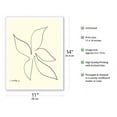 thumbnail image 2 of Stylized Hyacinth - Ink on Paper by Henri Matisse c.1947 - Fine Art Matte Paper Print (Unframed) 11x14in, 2 of 4