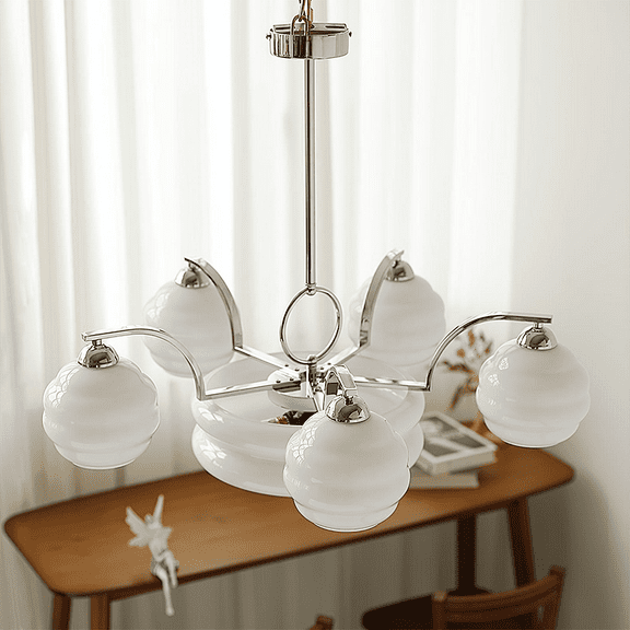 Arturesthome Classic Art Deco Glass Chandelier