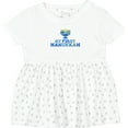 thumbnail image 3 of Inktastic My First Hanukkah with Menorah Girls Baby Dress, 3 of 5
