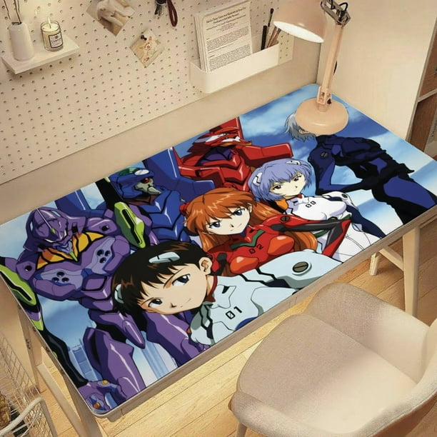NEON GENESIS EVANGELION-themed extra-large Non-Slip Base leather