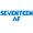 Blue, variant on Cursive Script Letter Balloons - SEVENTEEN AF 16" Inch Alphabet Letters Foil Mylar Balloon 17th Birthday Party Banner (Silver)