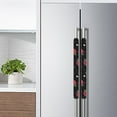 thumbnail image 2 of Yuyamidu Red Rose Refrigerator Door Handle Cover Universal Fridge Oven Microwave Handle Protective Cover 4 Piece Kitchen Appliance Door Handle Cover Home Decor, 2 of 7