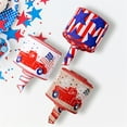 thumbnail image 4 of MuYan 1 Rolls 2.2 Yard Red White and Blue Ribbon Patriotic Star and Striped Wired Ribbon Royal Blue Usa Ribbon Diy Crafts for 4Th of July, Independence Day, Memorial Day (Red, White, Blue, 2.5 Inch), 4 of 6