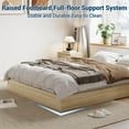 thumbnail image 4 of Wood Platform Bed Frame, Minimalist Mattress Foundation Without Headboard, Wood Slat Support, Easy Assembly, No Box Spring Needed, 4 of 7