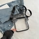 thumbnail image 5 of Mochila transparente | Bolsa pequeña transparente para estadios con 4 bolsillos | Plástico de vinilo duradero | Multiusos: deportes, conciertos, festivales, playa, viajes, uso diario, 5 of 9