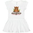 thumbnail image 3 of Inktastic Groundhog Day with Cute Groundhog Illustration Girls Baby Dress, 3 of 5