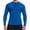 Q135 Blue, variant on Mens Athletic Quarter Zip Workout Shirts Long Sleeve Compression Base Layer Tops Lightweight Moisture Wicking Gym Running Sportswear Training Fitness Activewear Blue,M