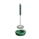 thumbnail image 5 of Escobilla de baño con soporte de secado de pie, limpieza de 360  degree, tamaño compacto, cepillo de limpieza de baño, estropajo de inodoro para baño RV Verde con base, 5 of 9