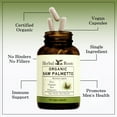 thumbnail image 4 of Herbal Roots Organic Saw Palmetto, 1,000mg, Supports Prostate and Urinary Health, 4 of 10