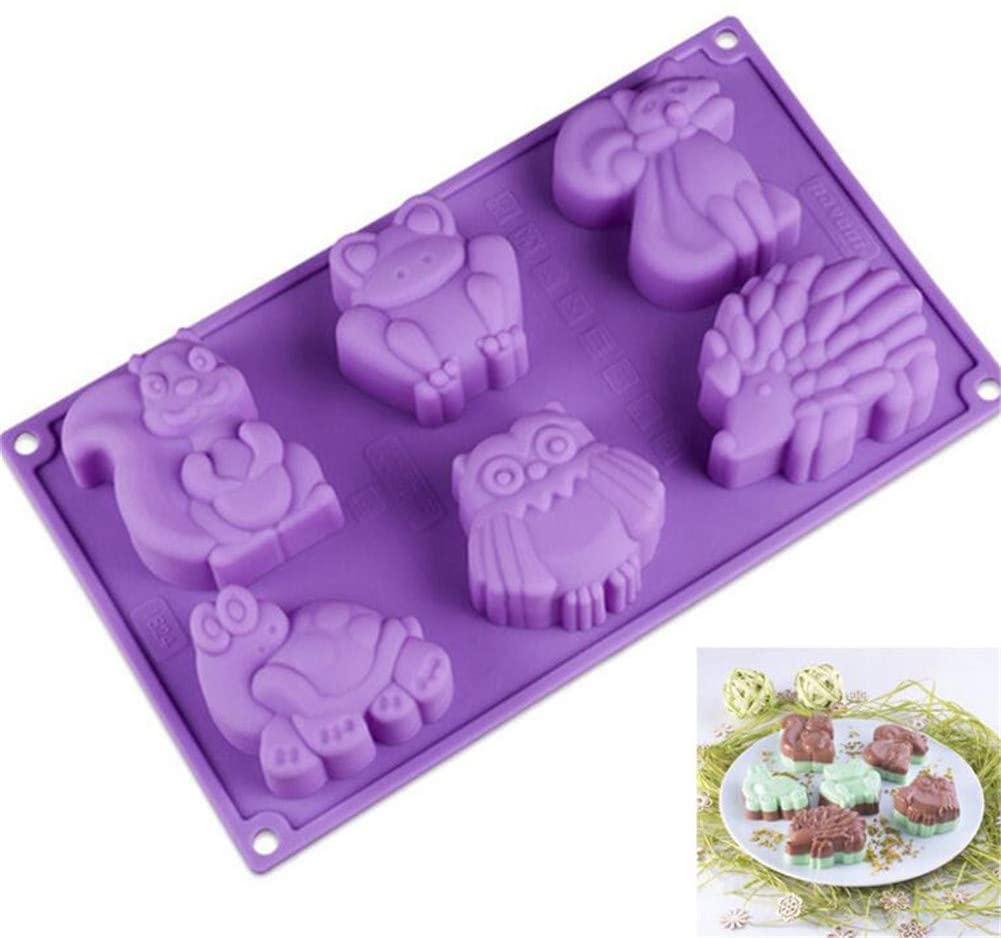 Hedgehog Chocolate Topper Decorating Mold Mould Cake Fondant  Silicone Tool