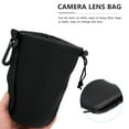 thumbnail image 3 of Ortofally 2 PCS Lens Pouch Neoprene Camera Lens Protective Case Drawstring Pouch Size, 3 of 10