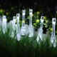 thumbnail image 3 of Cadena de luces solares 23 pies 50 gotas de agua LED decoración de hadas al aire libre impermeable 8 modos blanco cálido, 11 Feliz Sencillez, 3 of 5
