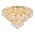 thumbnail image 3 of Century 9 light Gold Flush Mount Clear Royal Cut Crystal, 3 of 5