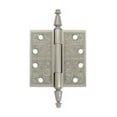 thumbnail image 2 of Deltana DSBP44U15 4" X 4" Solid Brass Square Corner Plain Bearing Mortise Hinge - Nickel, 2 of 2