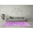 thumbnail image 3 of Ahgly Company Indoor Rectangle Solid Purple Modern Area Rugs, 7' x 9', 3 of 4