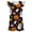 F14-Black, variant on FYDUU Halloween Dresses for Girls Nightgowns Cute Summer Sleep Shirts Flutter Sleeve Princess Nightdress Casual Nightgown Cartoon Print Dress 3-4 Years