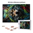 thumbnail image 6 of Disketp Realistic Style Colorful Wolf Custom Puzzle Personalized Puzzles 1000 Pieces, Customized Picture Puzzle for Adult and Teens((29.5×19.7in, Vertical), 6 of 9