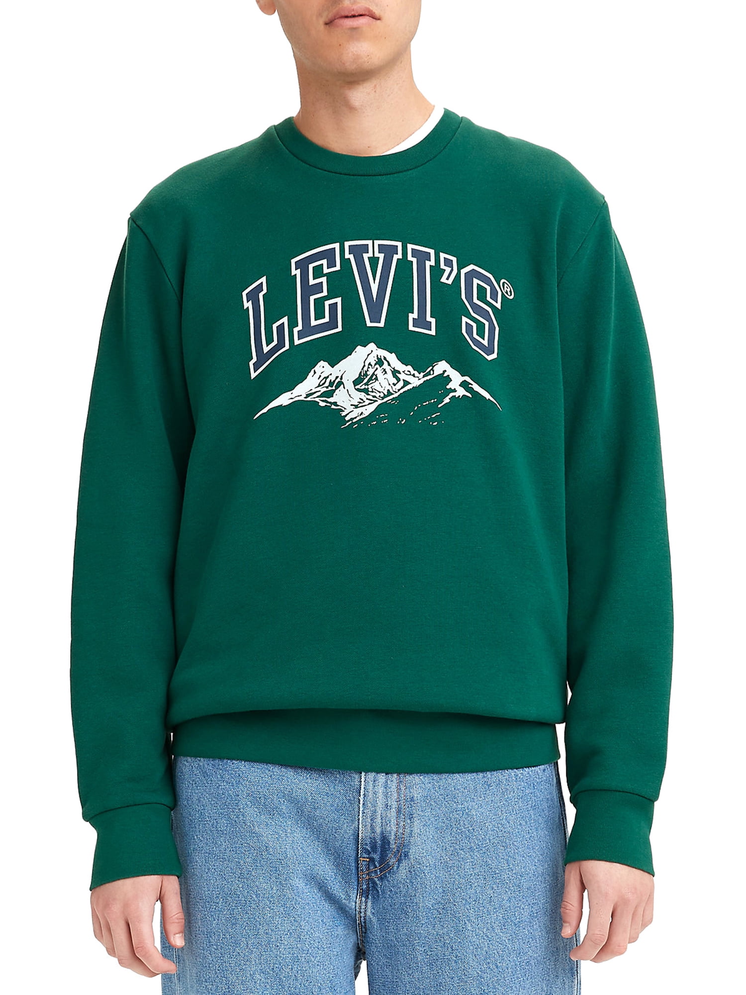 Descubrir 31+ imagen levi’s men’s graphic crewneck sweatshirt