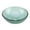 Green, variant on Renovator's Supply Frosted Green Circle Design Tempered Glass Vessel Sink 12" with Drain