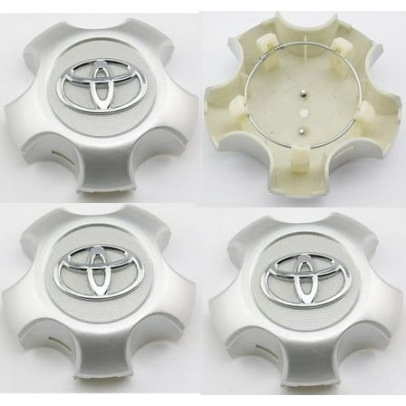 Toyota RAV4 Silver Wheel Center Hub Caps Cover 67mm Clip Diameter 06-12 Silver