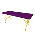 thumbnail image 4 of Creative Outdoor – 6ft Folding Table with Wheels - heavy duty indoor/outdoor – Purple / Yellow, 4 of 9