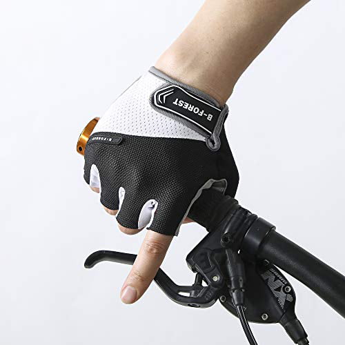 B-Forest Cycling Gloves/Bike Gloves Full Finger Road Bicycle Gloves for Men and Women Mountain Riding Gloves– Anti-Slip Shock-Absorbing MTB Motorcycle Gloves