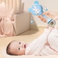 thumbnail image 4 of Blue Kids Wave Drum Hand Cranked Bells 2 In 1 Early Education Toy Musical Device For Infants, 4 of 6