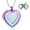 Rainbow, variant on Photo Frame Love Heart Urn Pendant Necklace Memorial Cremation Jewelry for Ashes Holder Urn Necklace for Ashes of Loved One Ashes Pendent for Ashes and Chain