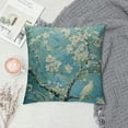 thumbnail image 2 of COMIO Square Decorative Throw Pillow Covers Cushion Case, Almond Blossom by Vincent Van Gogh Paintings Double-Sided Designs, 2 of 5