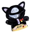 thumbnail image 2 of Ropa de muñeca de peluche de 20 cm para niños, regalo de cumpleaños, conjuntos de moda, mamelucos de muñeca Negro, 2 of 9