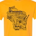 thumbnail image 4 of Inktastic Wisconsin State Word Salad T-Shirt, 4 of 5