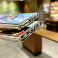 thumbnail image 6 of SaniMore for Samsung Galaxu S23 Ultra 6.8" 2023 Case with 360 Rotating Ring Bracket, Unique Fashion Marble Print Pattern Soft TPU Slim Fit Protective Shockproof Stylish Girly Stand Case, Black/White, 6 of 7