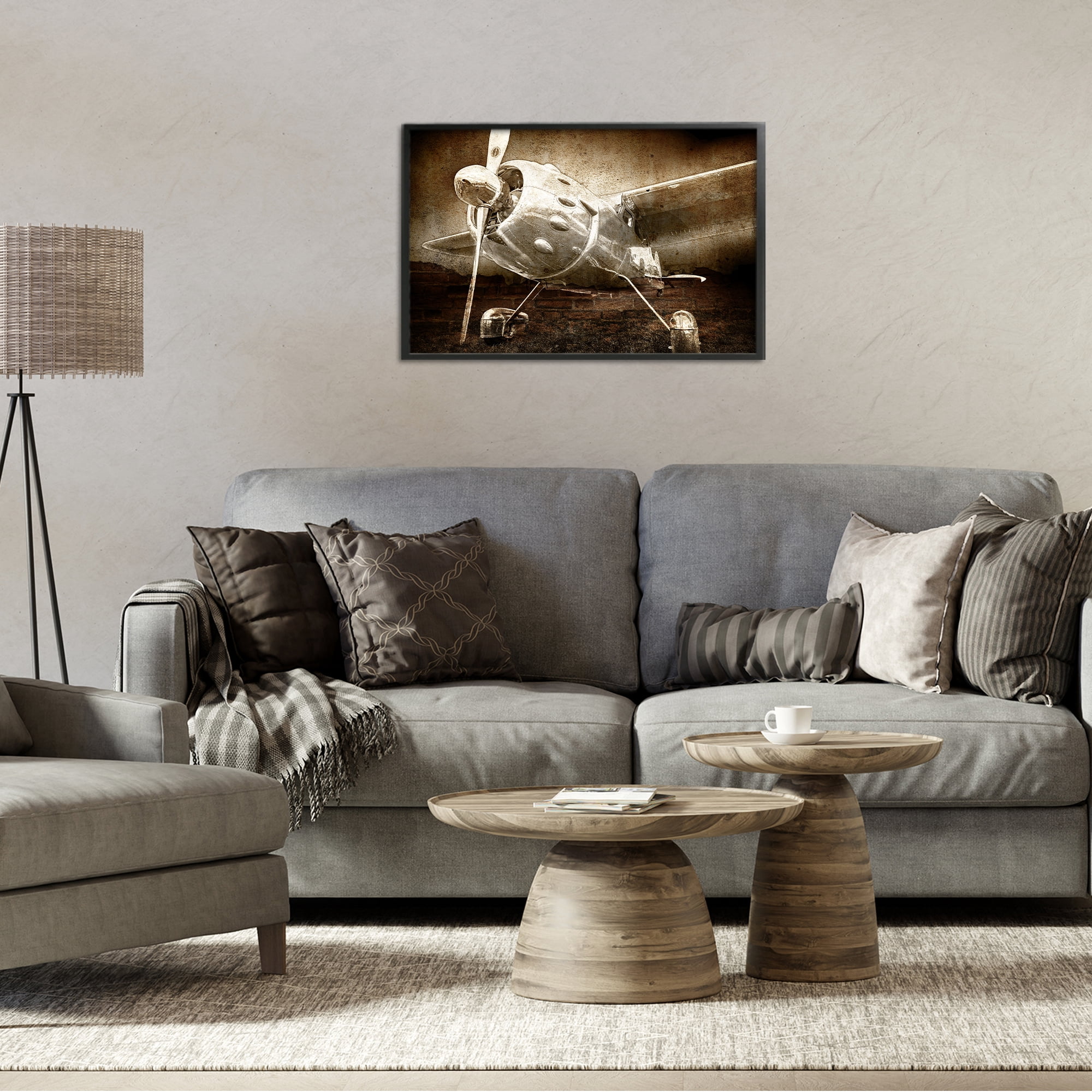 Stupell Industries Taking Flight Vintage Black Framed Giclee Art, design by Kim Allen