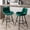 Green, variant on SolaceHue 24 Inches Velvet Upholstered Island Stools, Bartools Set of 2, Fabric Counter Stools with Back, Counter Height Bar Chairs with Black Legs for Home Kitchen Island, Green.