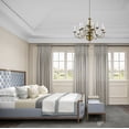 thumbnail image 4 of Livex Lighting Williamsburgh Chandelier in Antique Brass, 4 of 12