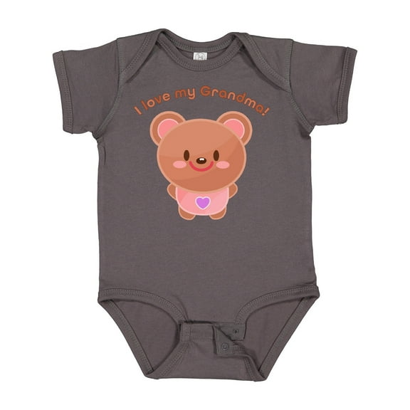 Inktastic I Love My Grandma- Cute Baby Bear Boys or Girls Baby Bodysuit