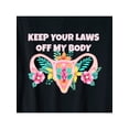thumbnail image 2 of SAYOO Camiseta feminista femenina, pullover de manga corta impresa con letras casuales SAYOO  moda, 2 of 4