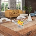 thumbnail image 3 of Colorful Decor Artistic Fruit Bowl Open Design Rotation Holder Rack Drain Basket Stainless Steel Foldable, 3 of 6